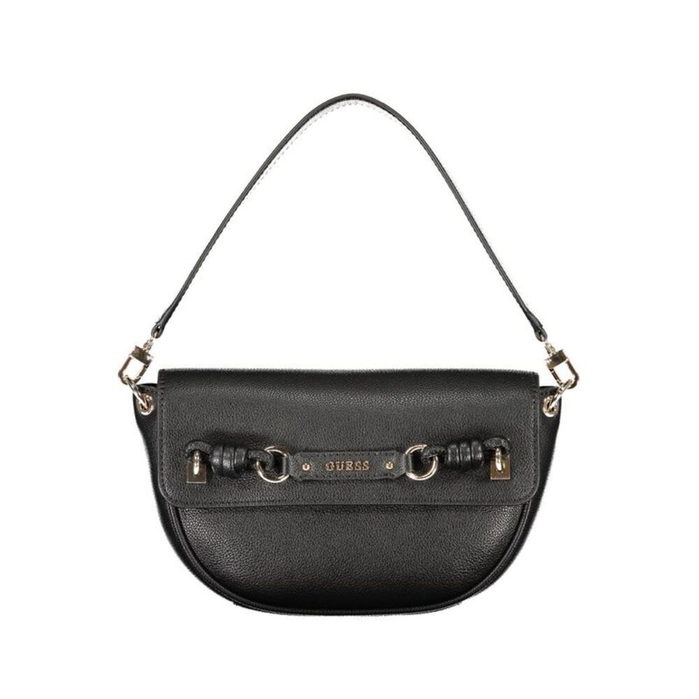 Guess Jeans Black Polyurethane Women Women's Bag